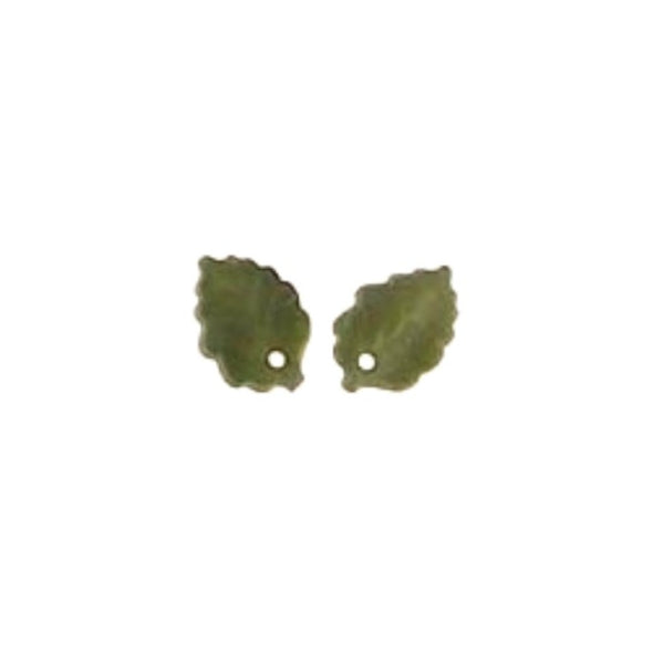 Beads 12144 Leaf  Olive Medium