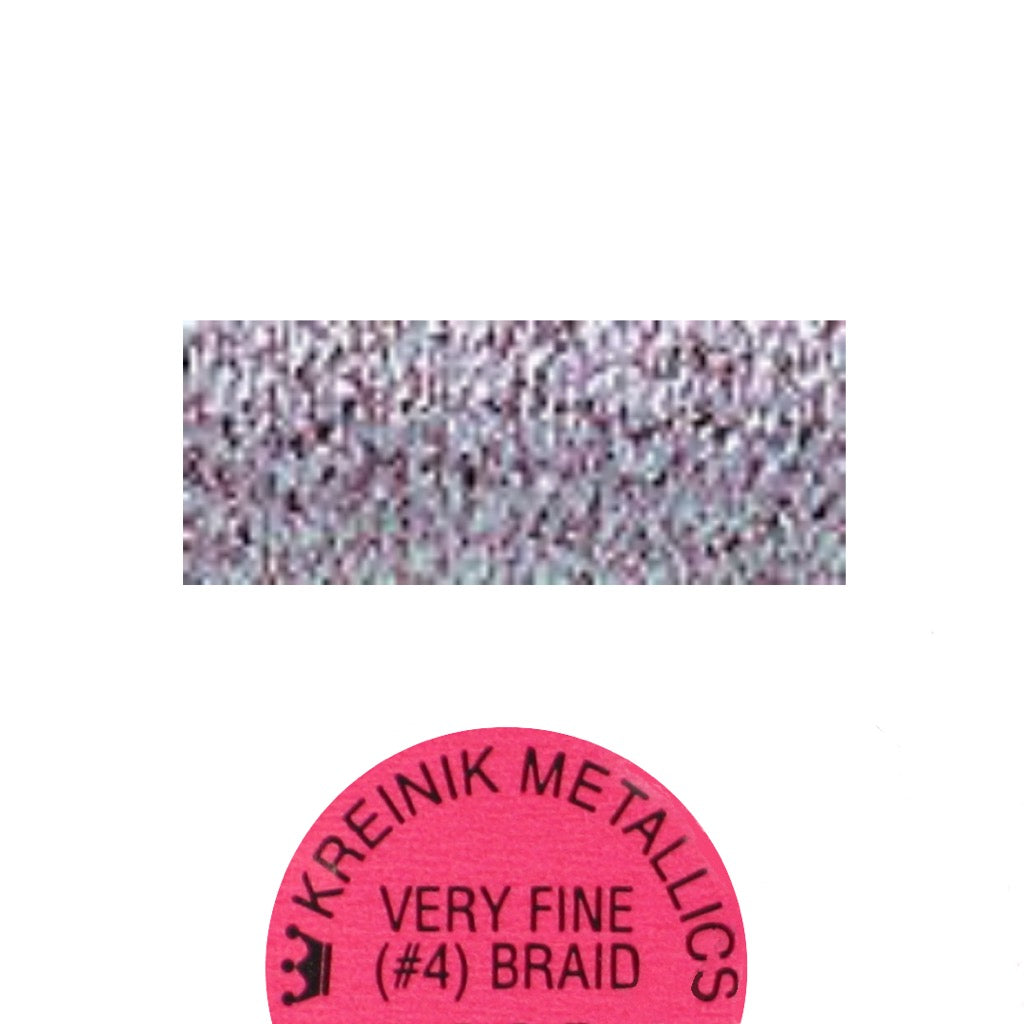 Kreinik Metallic #4 Braid 3237 Rose Quartz