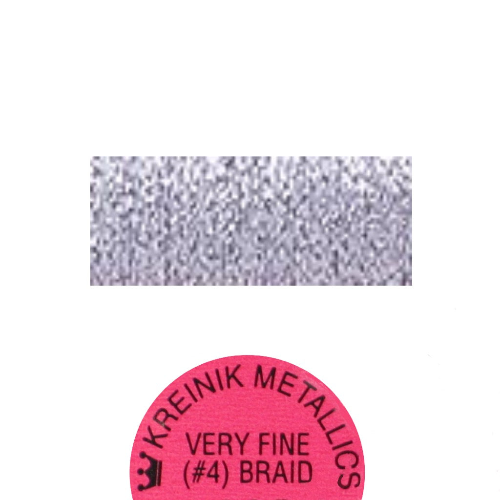 Kreinik Metallic #4 Braid   023 Lilac