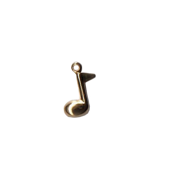 Charm BE017 Gold Music Note