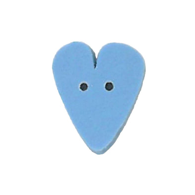 Just Another Button Company 3418s Small baby blue heart