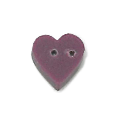 Just Another Button Company 3337T Tiny Plum Heart