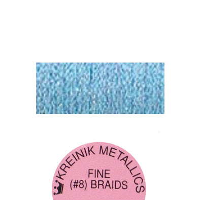 Kreinik Metallic #8 Braid  094 Star Blue