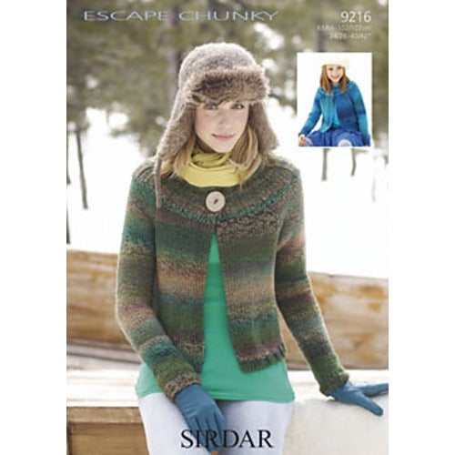 Sirdar 9216 Escape Chunky  Jacket