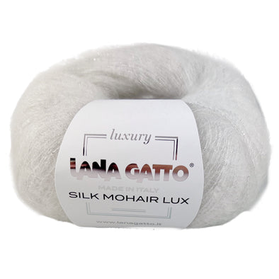 Silk Mohair Lux  6027 Ivory (white)
