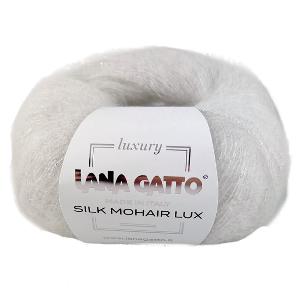 Silk Mohair Lux  6027 Ivory (white)