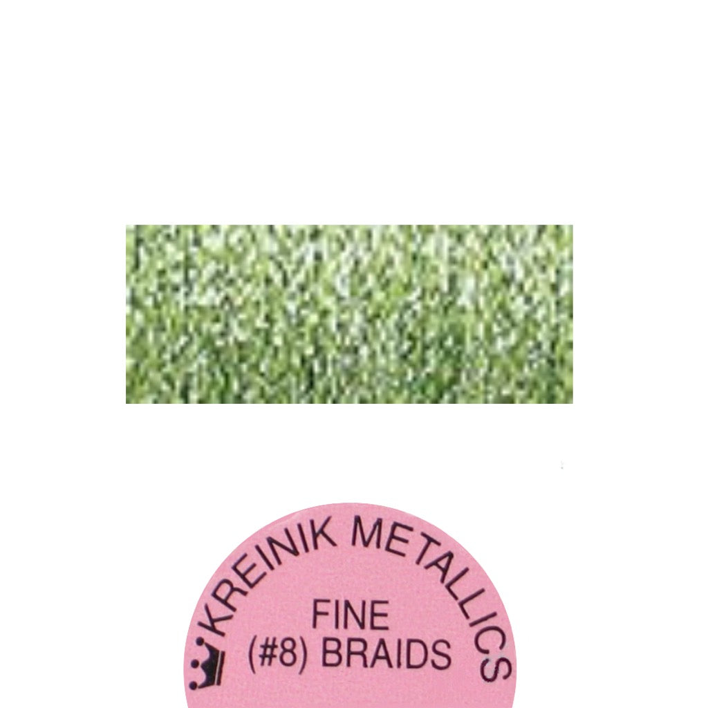 Kreinik Metallic #8 Braid   015 Chartreuse