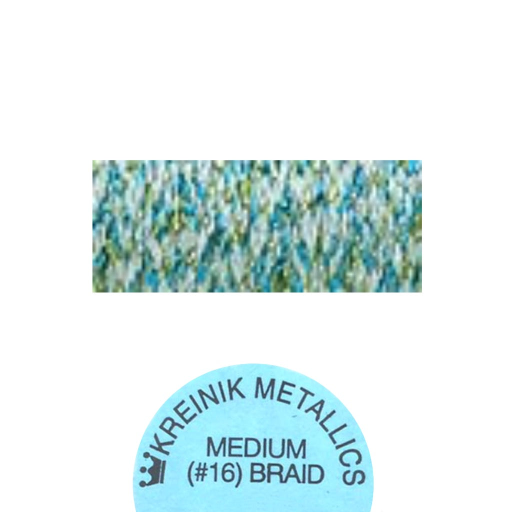 Kreinik Metallic#16 Braid  829 Mint Julep Medium