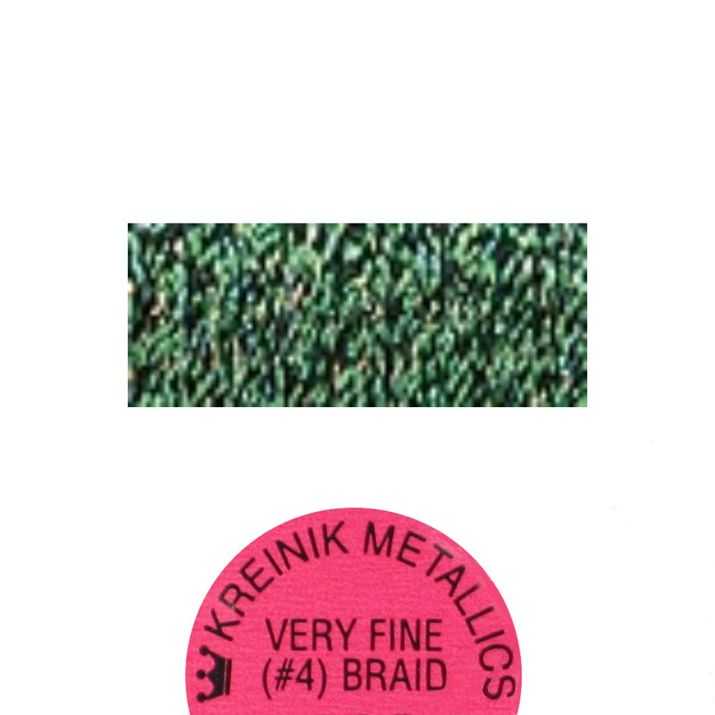 Kreinik Metallic #4 Braid   850 Mallard