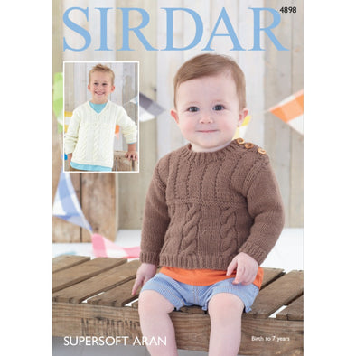 Sirdar 4898 Supersoft Aran Baby pullover