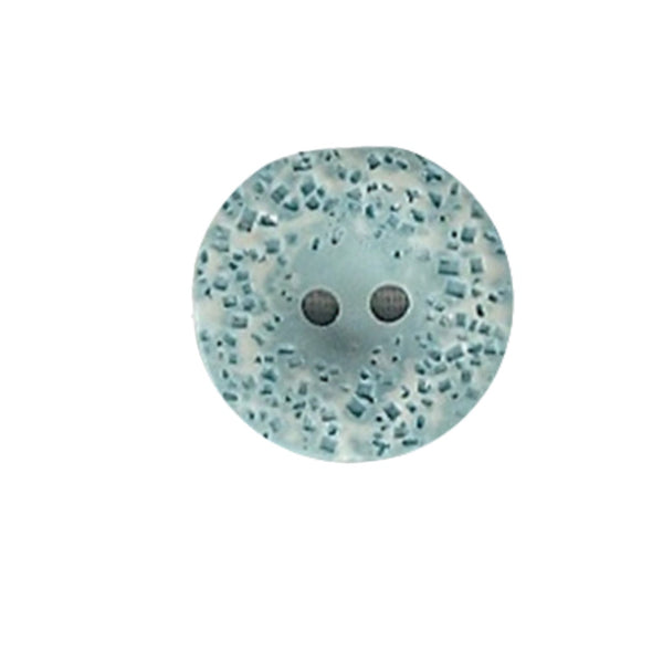 Button 251460 Aqua Square 18mm