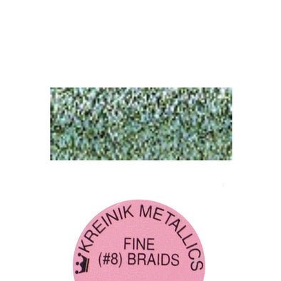 Kreinik Metallic #8 Braid 3215 Peridot