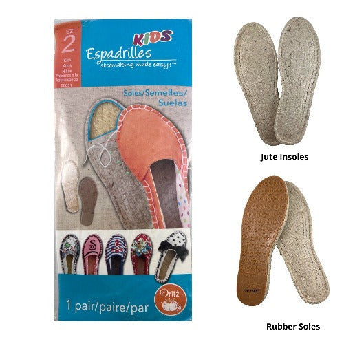 Sole - Espadrille Size  2 Kids