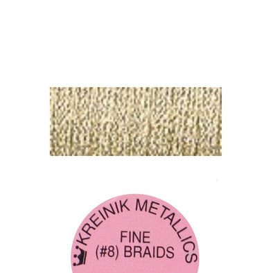 Kreinik Metallic #8 Braid   002C Gold Cord