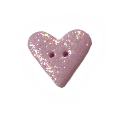 SB204G Heart Pink Glitter