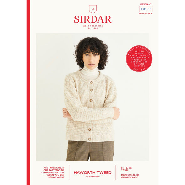 Sirdar 10300 Haworth Tweed - Cardigan