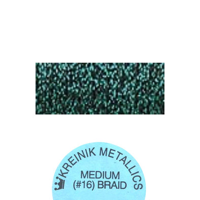 Kreinik Metallic #16 Braid  009 Emerald