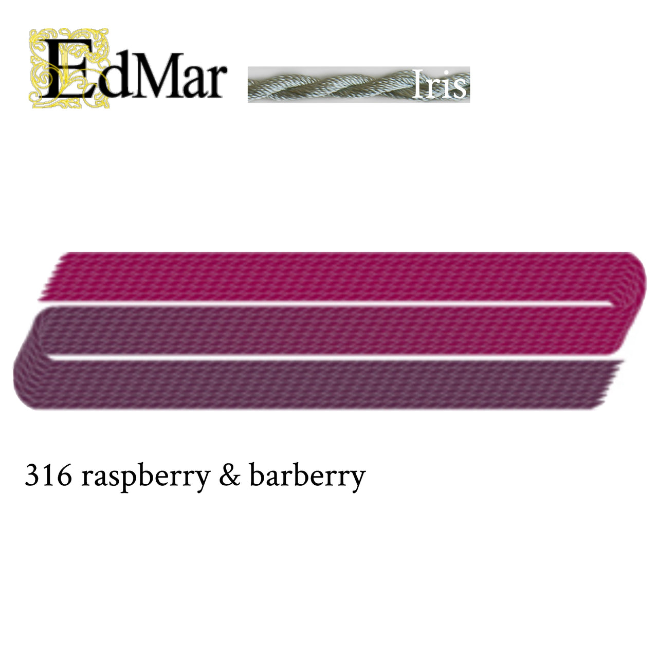 Iris 316 Raspberry & Barberry