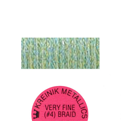 Kreinik Metallic #4 Braid 9194 Star Green