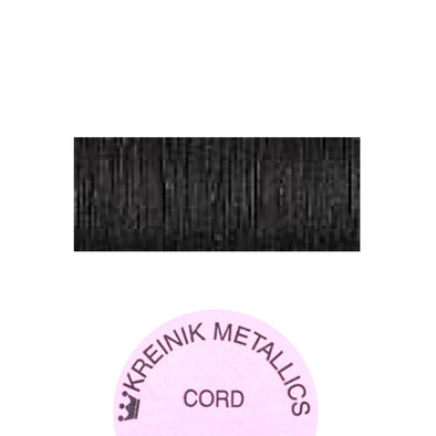 Kreinik Metallic Cord 005C Black
