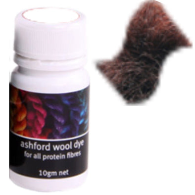 Ashford Wool Dye Brown Powder