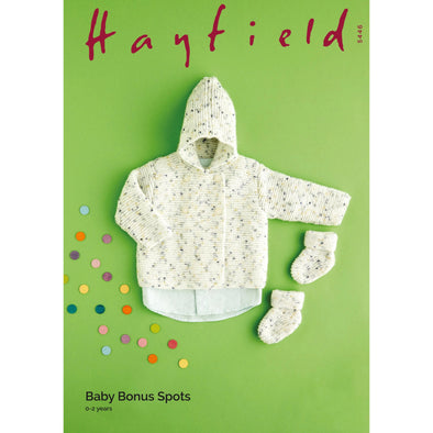 Hayfield 5446 Baby Bonus Spots Cardigan