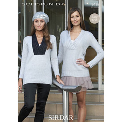 Sirdar 9493 Softspun DK Sweaters