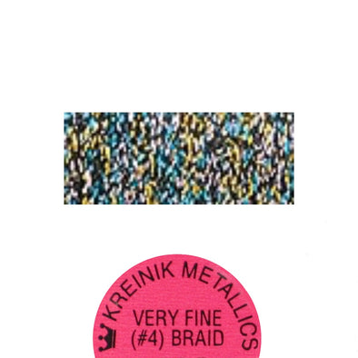 Kreinik Metallic #4 Braid   034 Confetti