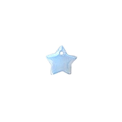 Beads 12174 Star Flat Opal White Medium