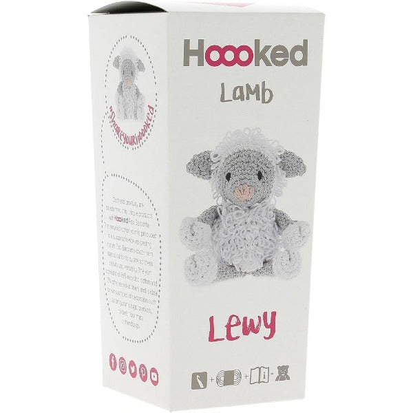 Hoooked Lamb Lewy Crochet Kit PAK130
