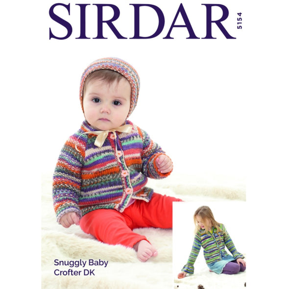Sirdar 5154 Baby Crofter Cardigan