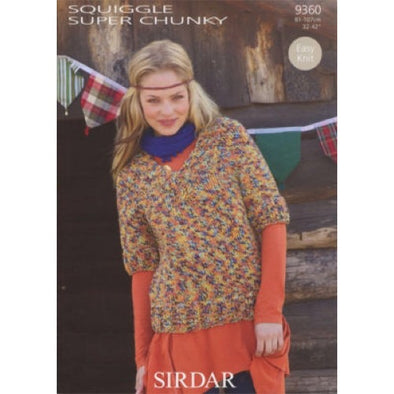 Sirdar 9360 Squiggle Super Chunky Sweater