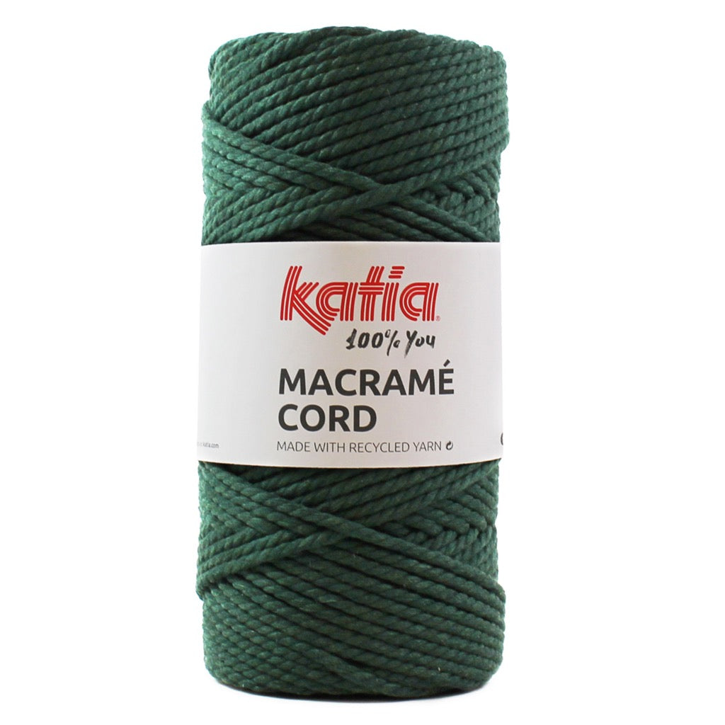 Macrame Cord 108 Bottle Green 5mm