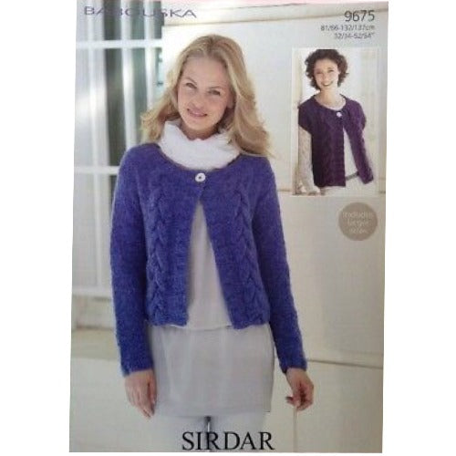 Sirdar 9675 Babouska Open Sweater