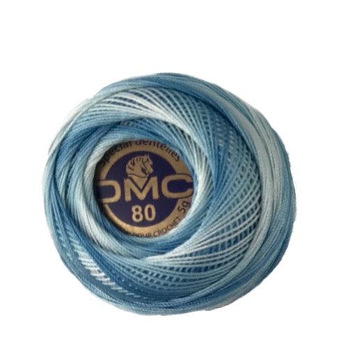 Tatting Thread   67 Blue Verigated