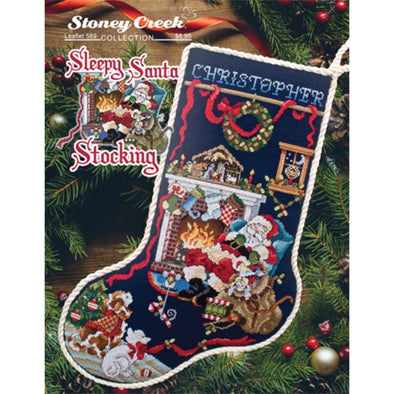 Stoney Creek Leaflet 589 Sleepy Santa Stocking