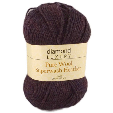 Pure Wool Superwash Heather 1006 Brown