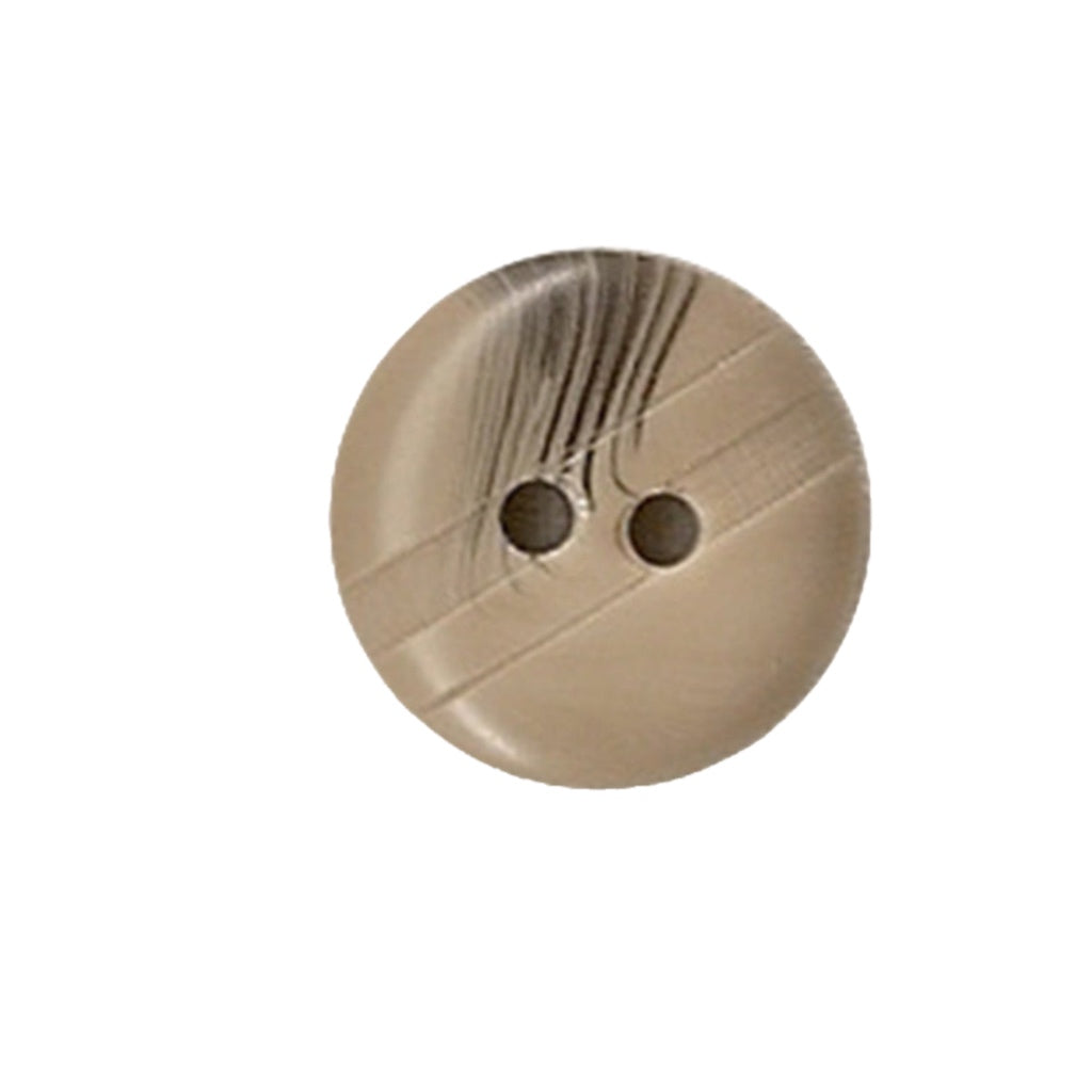 Button 251474 Beige Heather Markings 18mm