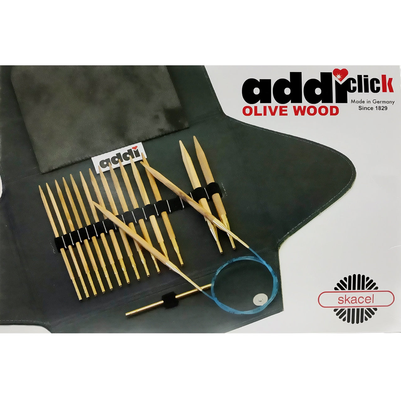 Circular Needle Gift Set AddiClick Olive 5”