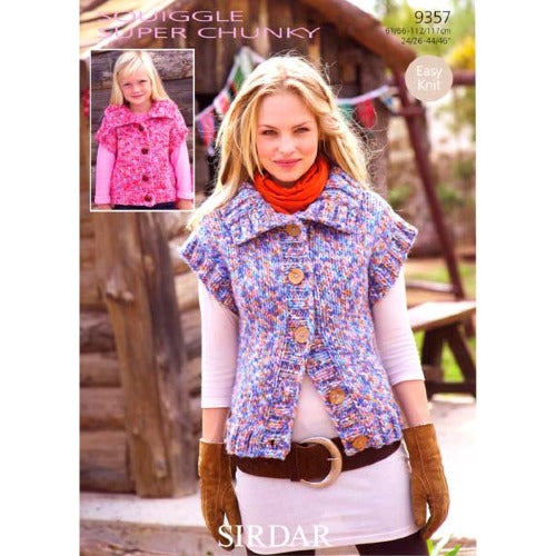 Sirdar 9357 Squiggle Chunky Waistcoat