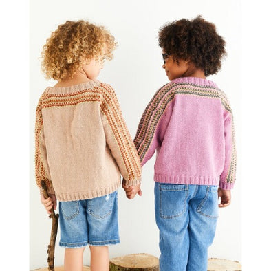 Sirdar 2591 Snuggly Replay Stripes Sweater Children