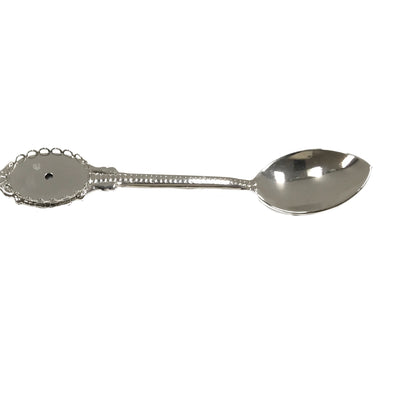 Spoon 18 x 25mm Design Area Silver Color 1089S