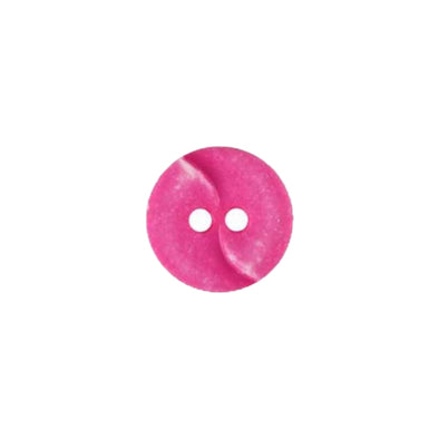 Button 225818 Pink with Wave 13mm