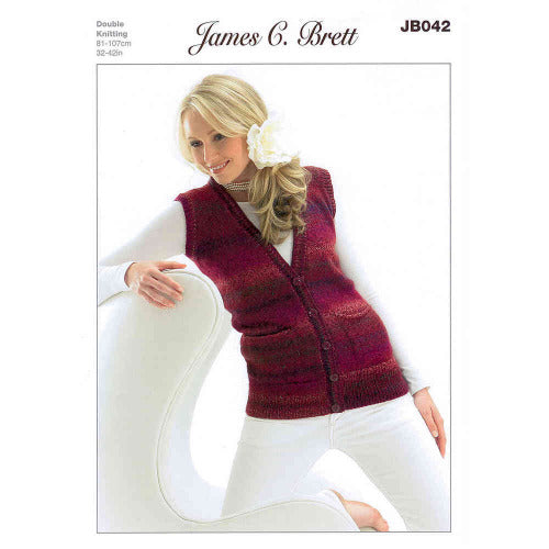 JB042 Marble Dk Vest Open