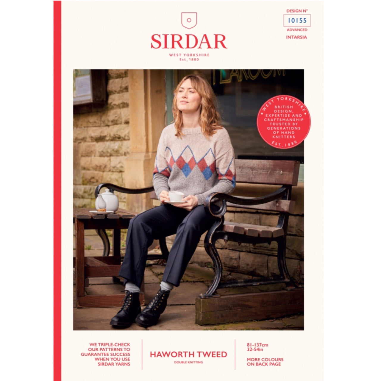 Sirdar 10155 Haworth Tweed Sweater