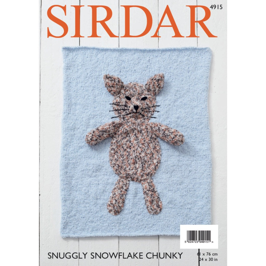 Sirdar 4915 Bear and Cat Blanket