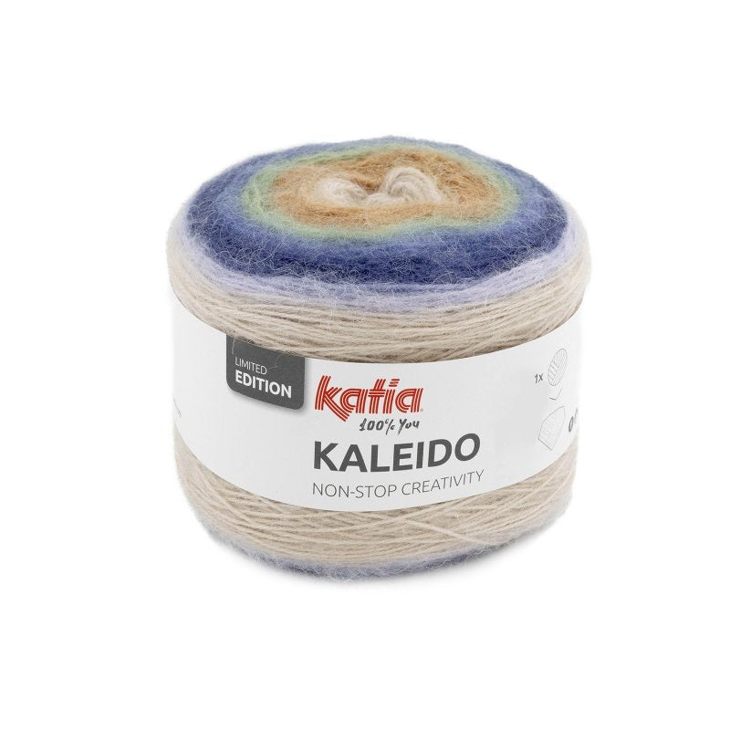 Kaleido 304 Camel-Khaki-Blue