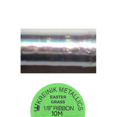 Kreinik Metallic 1/8” Ribbon 8032 Easter Grass