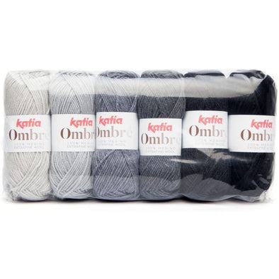 Ombre 4 Black to lt Grey