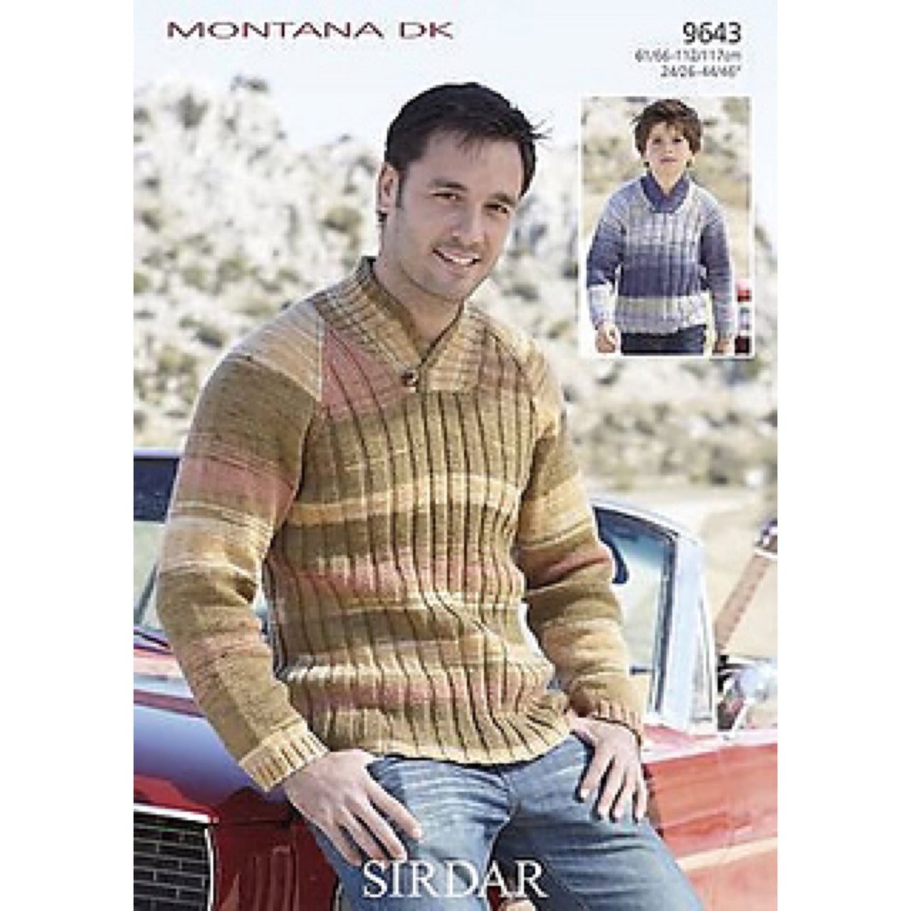 Sirdar 9643 Montana Dk Sweater Mens